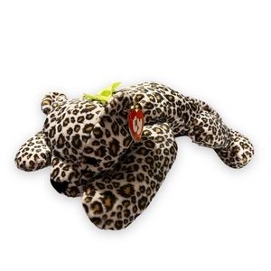 Vintage 1996 Ty Pillow Pals Collection Speckles The Leopard 13”